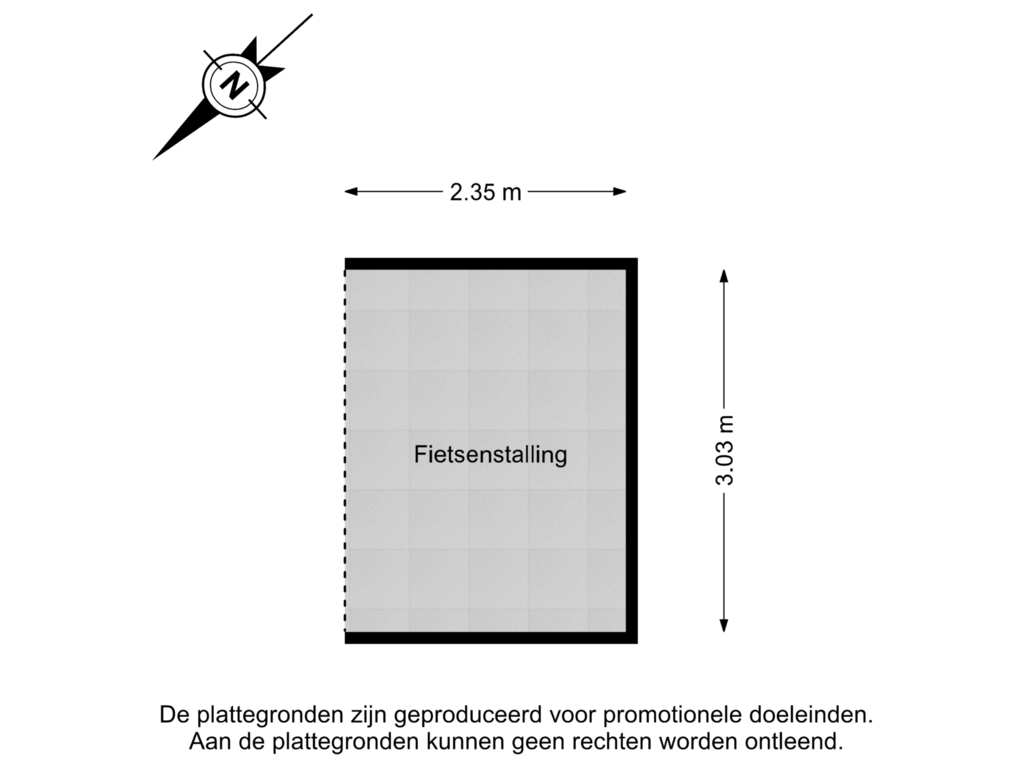 View floorplan of Fietsenstalling of Eb 7