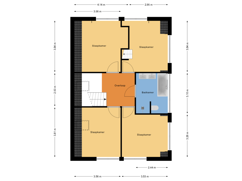 Bekijk plattegrond van verdieping van IJsbaan 8