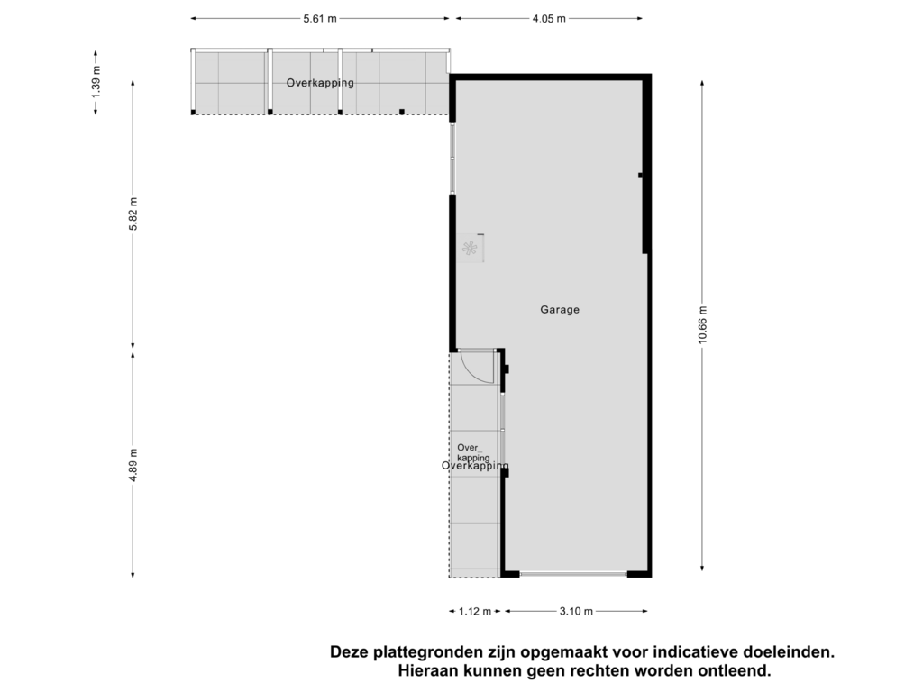 View floorplan of Garage of Smitsweg 10