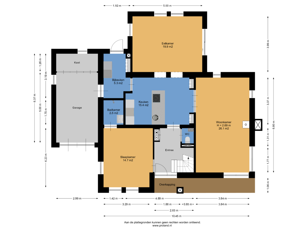 Bekijk plattegrond van Begane Grond van Schapendrift 6