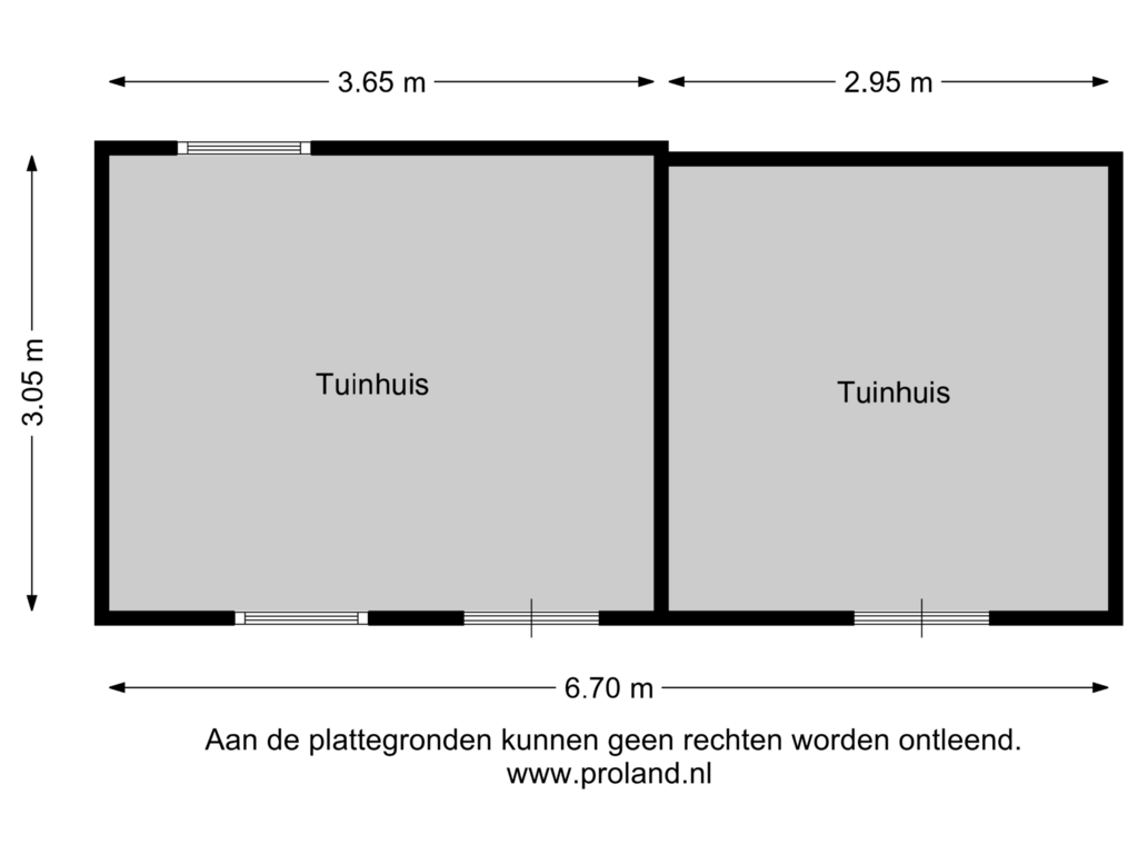 Bekijk plattegrond van Tuinhuis 1 van Schapendrift 6