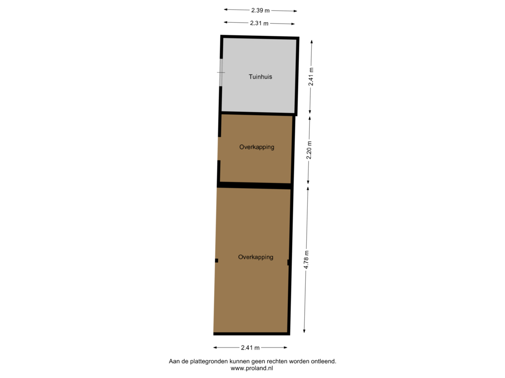 Bekijk plattegrond van Tuinhuis 2 van Schapendrift 6