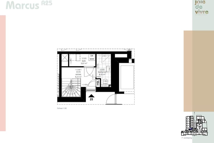 View photo 2 of Joie de Vivre | appartement | Marcus (Bouwnr. A25)