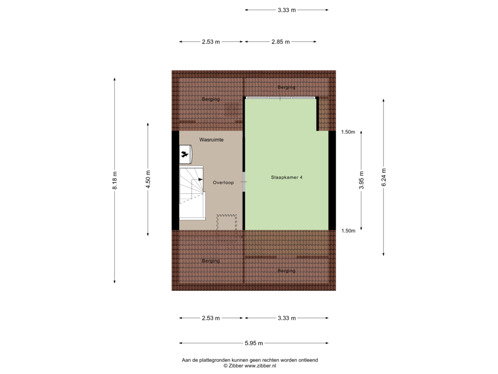 Bekijk plattegrond van Tweede Verdieping van Jan van Goijenstraat 49