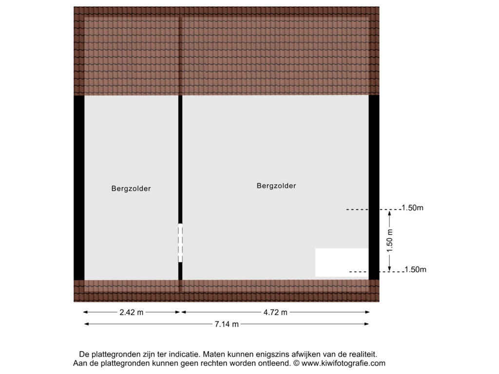 Bekijk plattegrond van Zolder van Huijgensstraat 149