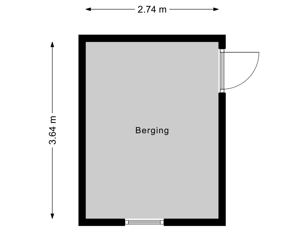 Bekijk plattegrond van Berging van Sirius 7