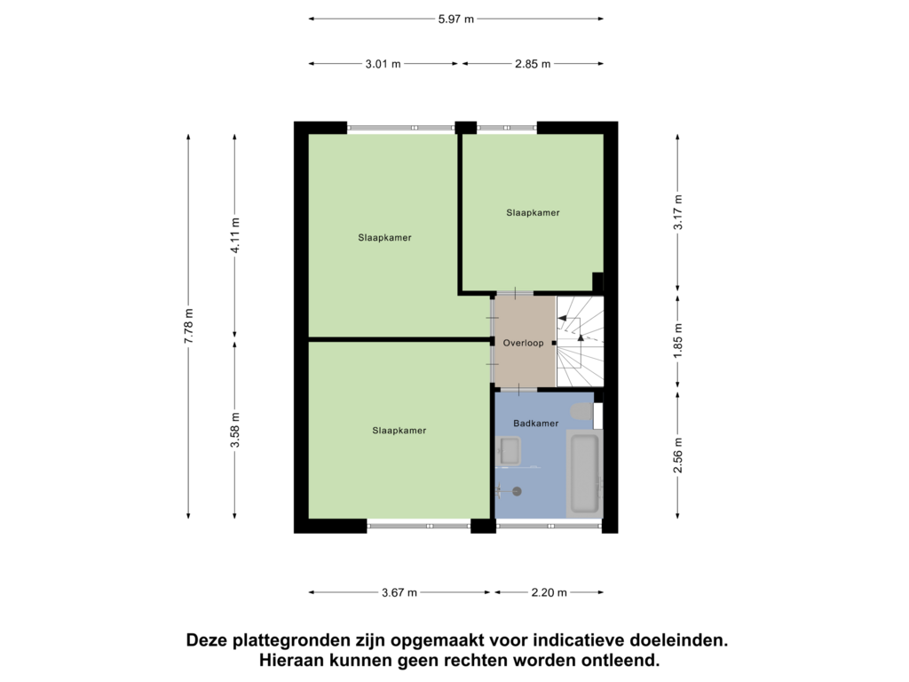 Bekijk plattegrond van Eerste verdieping van Kempenaar 11