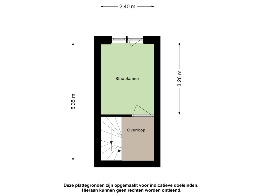 Bekijk plattegrond van 1e Verdieping van Zonnebloemstraat 15-A