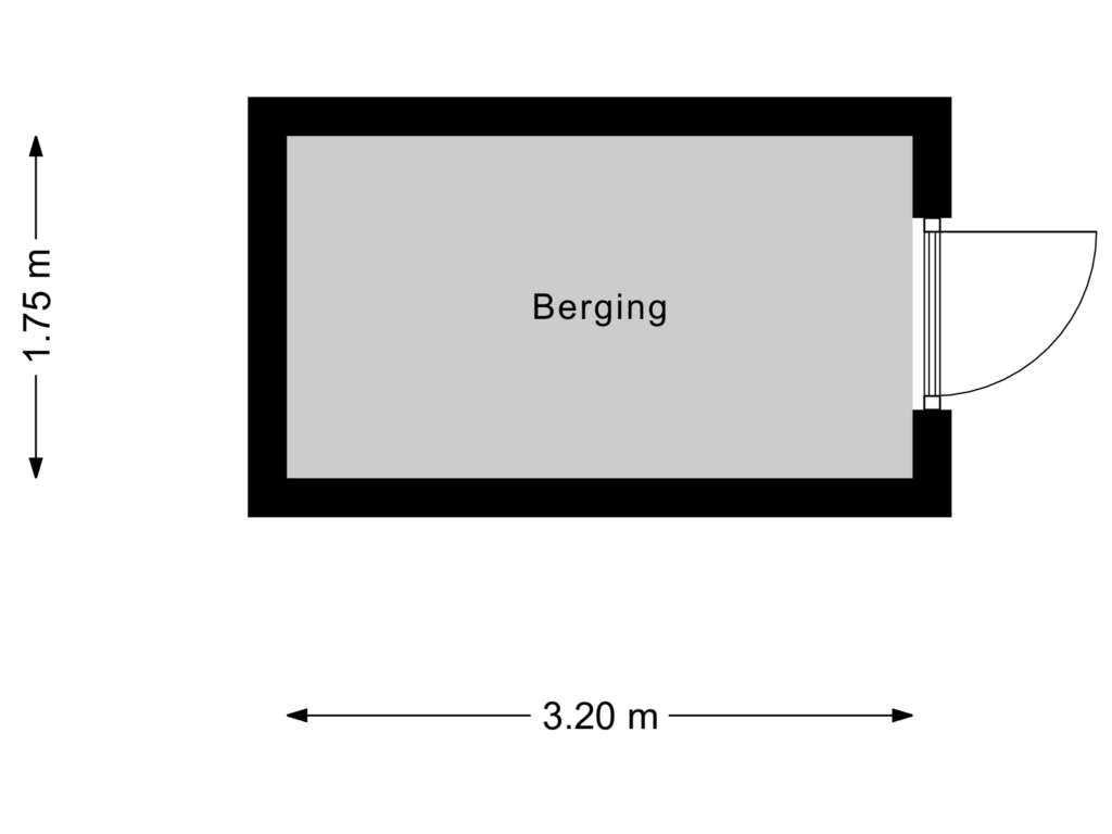 View floorplan of Berging of Walmolenerf 155