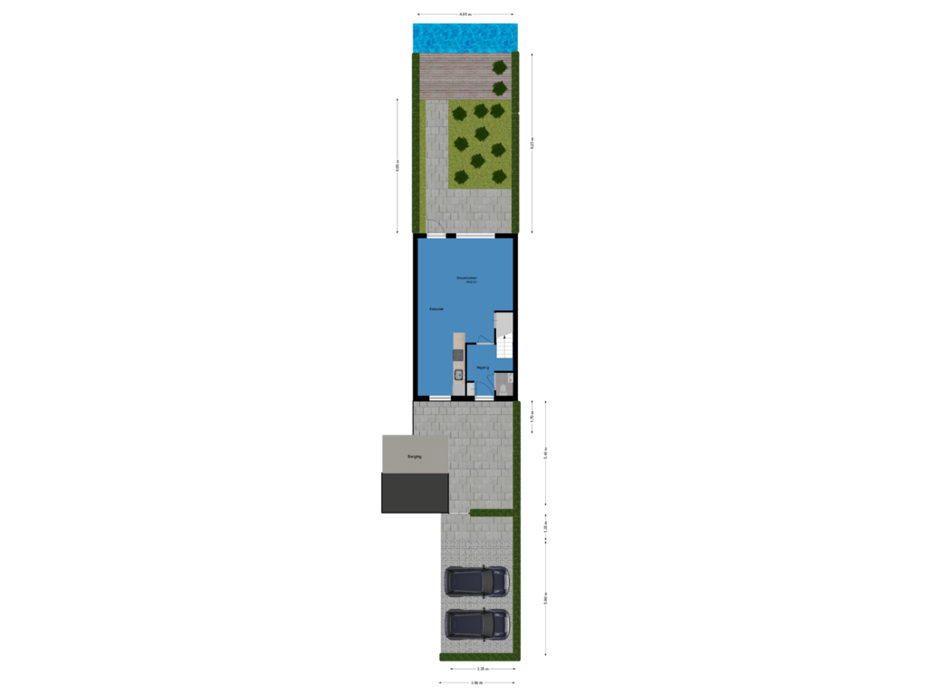 View floorplan of Tuin of Walmolenerf 155