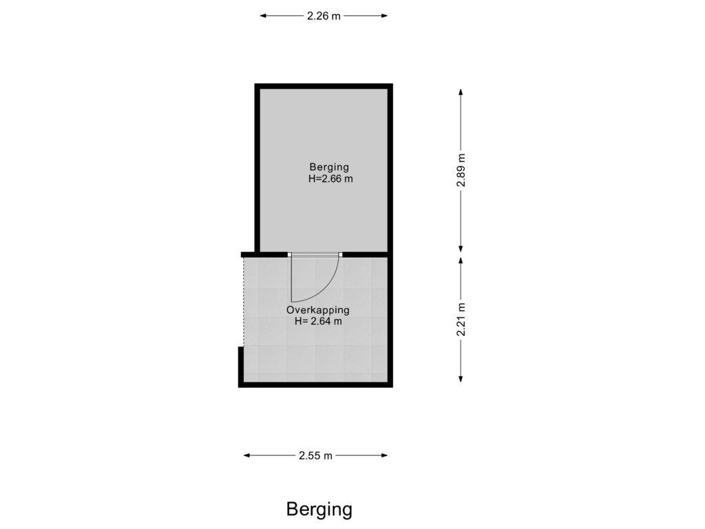 Bekijk plattegrond van Berging van Sudesstraat 31