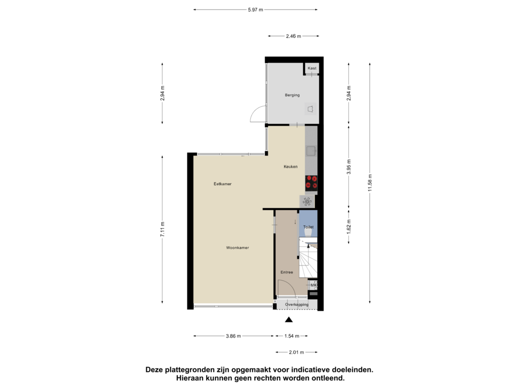 Bekijk plattegrond van Begane Grond van Beukenlaan 39