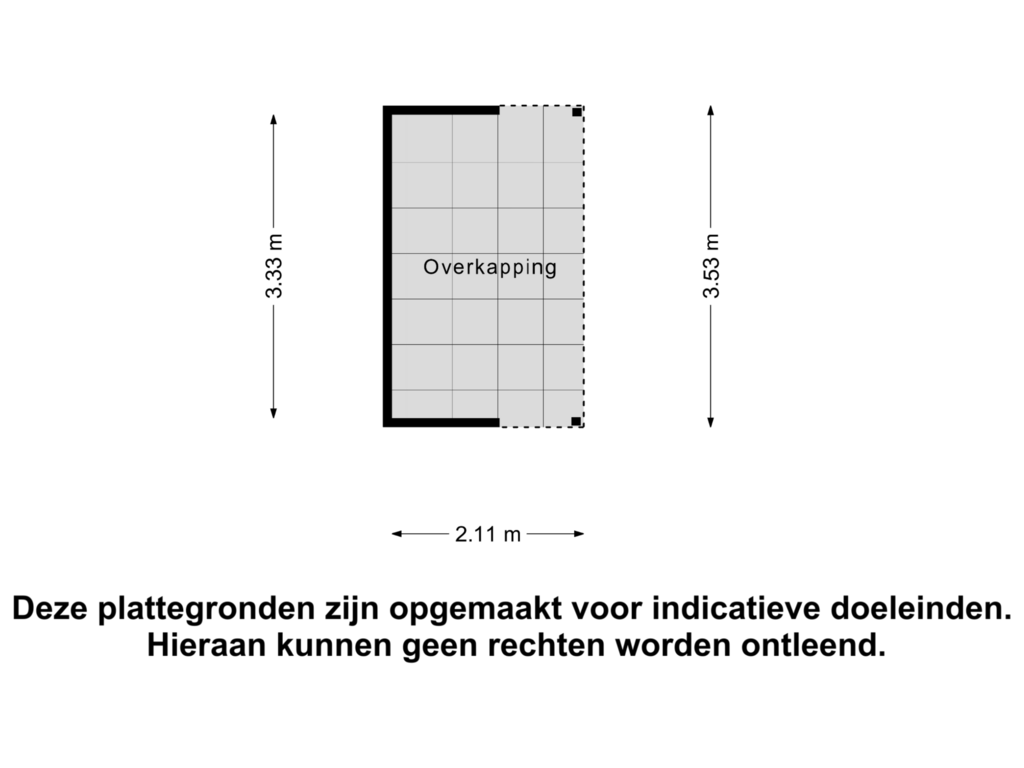 Bekijk plattegrond van Overkapping van Indira Gandhilaan 60