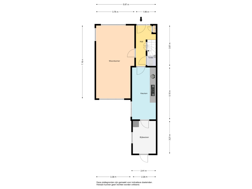 Bekijk plattegrond van First floor van Lautastins 29