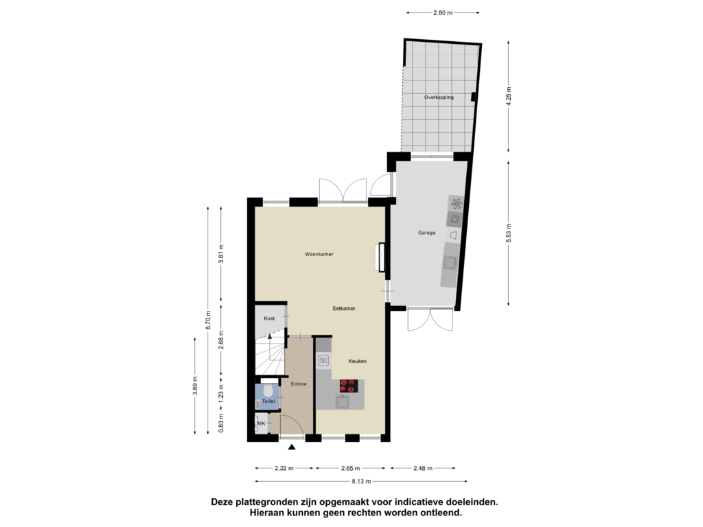 Bekijk plattegrond van Begane Grond van Arjaan Katsmanstraat 2