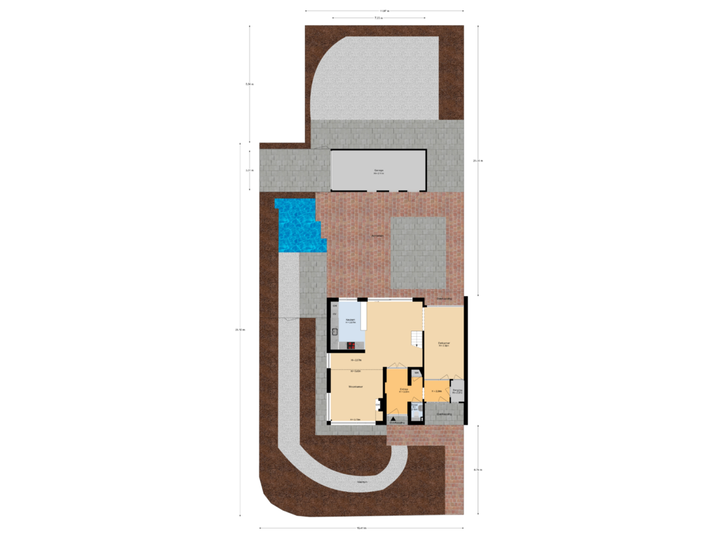 Bekijk plattegrond van Situatie van V.d. Duijn van Maasdamlaan 8