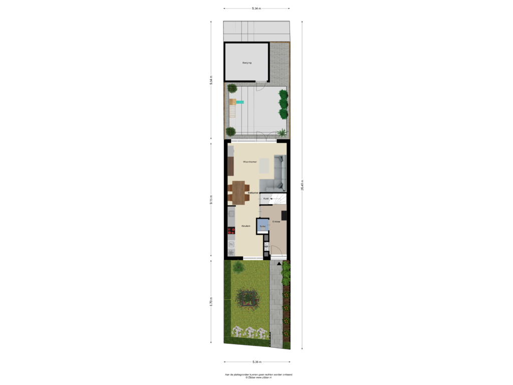 Bekijk plattegrond van Begane Grond - Tuin van Corversbos 41