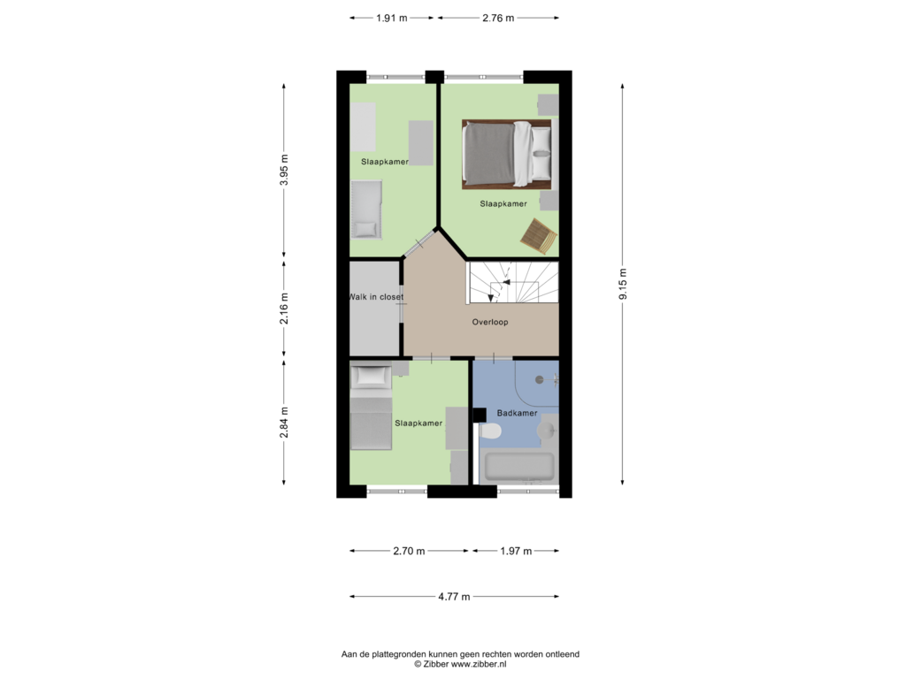 Bekijk plattegrond van Eerste Verdieping van Corversbos 41