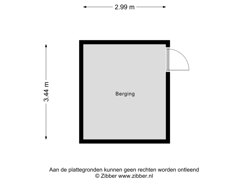 Bekijk plattegrond van Berging van Corversbos 41