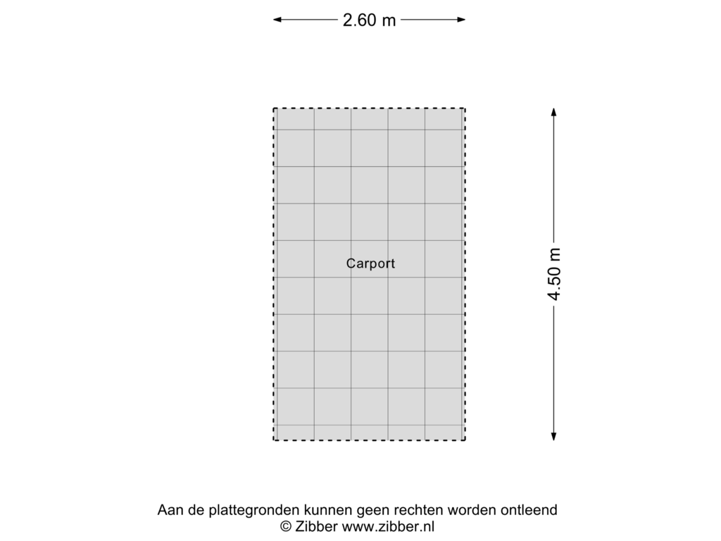 Bekijk plattegrond van Carport van Corversbos 41