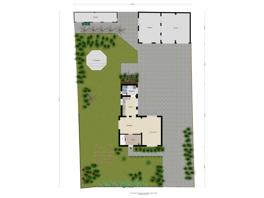 Bekijk plattegrond van Begane grond_Tuin van John F. Kennedystraat 91