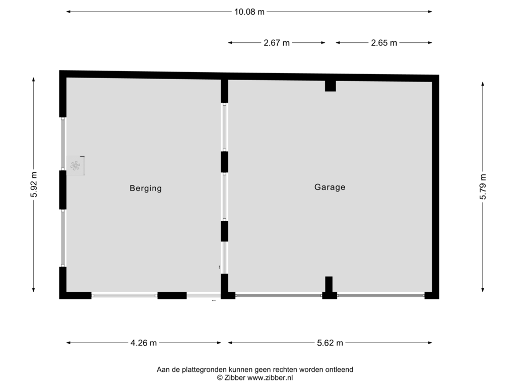 Bekijk plattegrond van Garage van John F. Kennedystraat 91