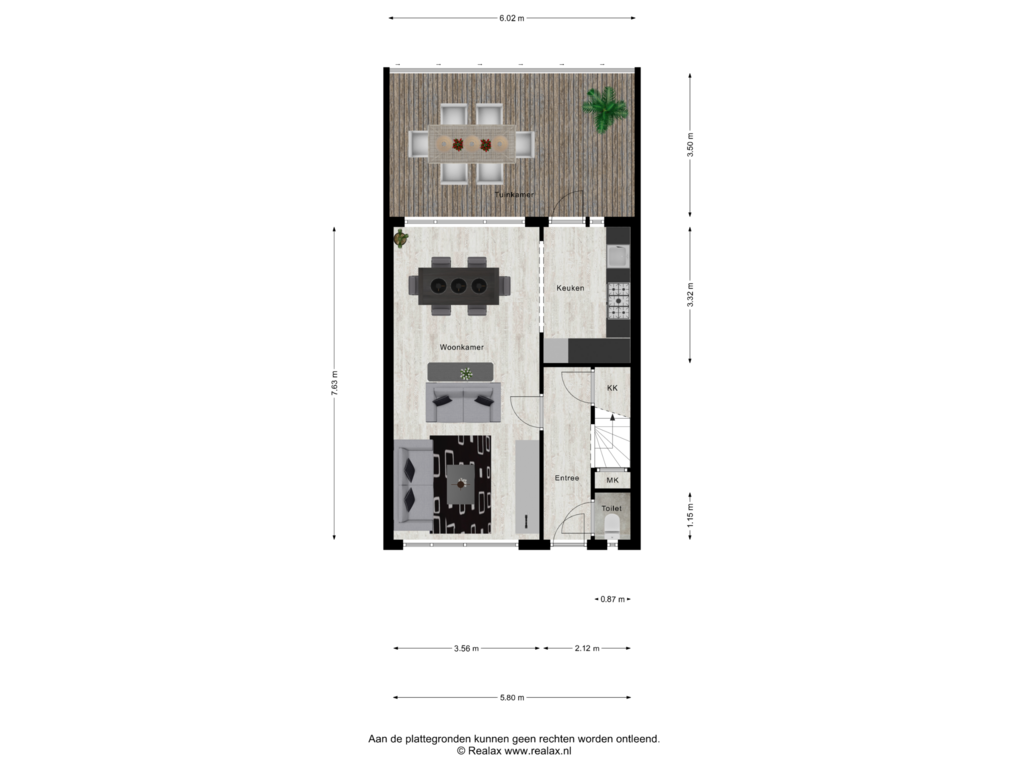 Bekijk plattegrond van Begane grond van Zwaluwstraat 2