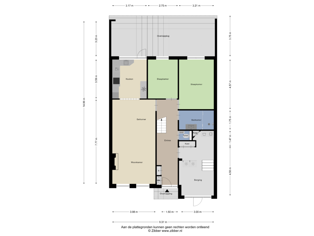 Bekijk plattegrond van Begane Grond van Taan-Del 14