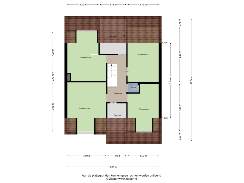 Bekijk plattegrond van Eerste Verdieping van Taan-Del 14