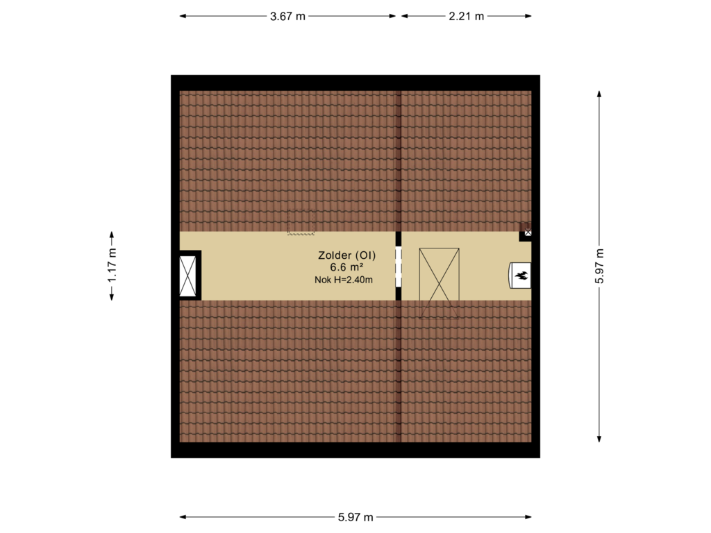 View floorplan of 2e verdieping of Ellen 24