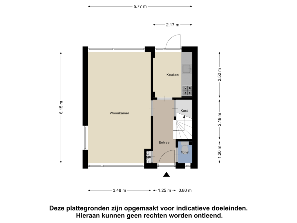 Bekijk plattegrond van Begane Grond van Abeelstraat 38