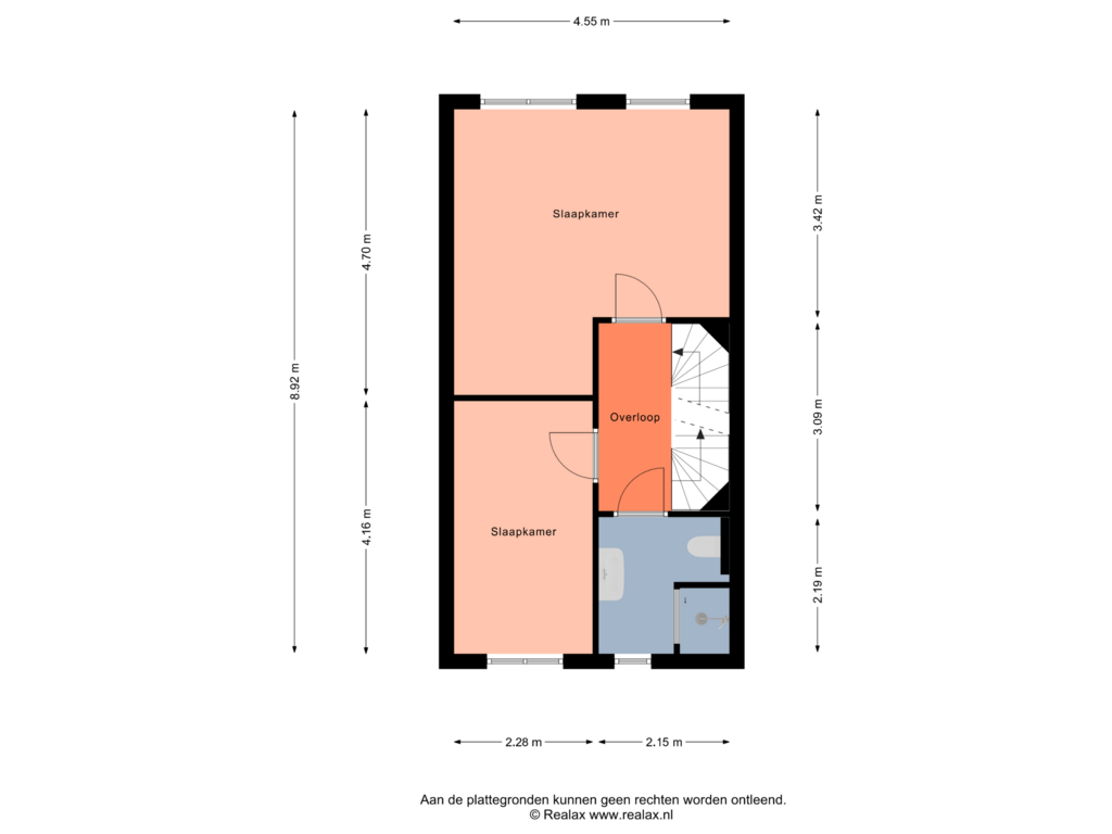 Bekijk plattegrond van Verdieping 1 van Fort Heemstedestraat 11