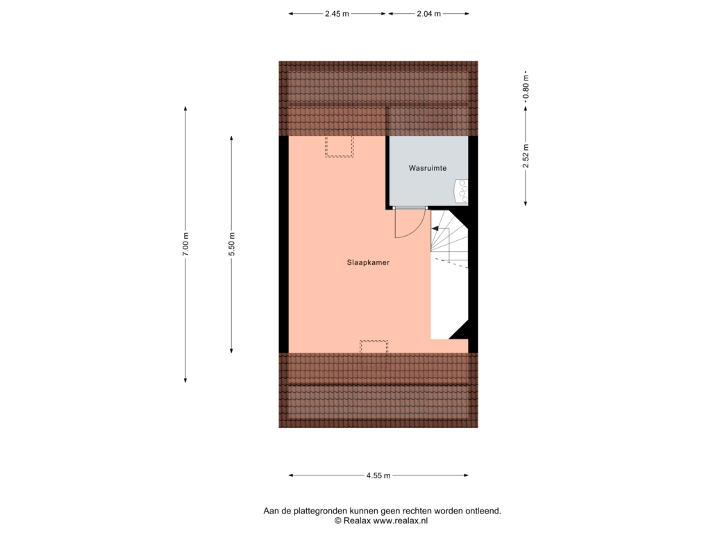 Bekijk plattegrond van Verdieping 2 van Fort Heemstedestraat 11