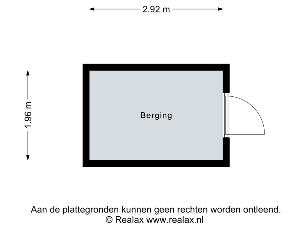 Bekijk plattegrond van Berging van Fort Heemstedestraat 11