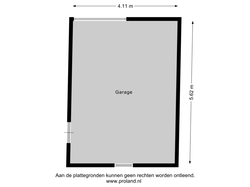 Bekijk plattegrond van Garage van Kerkstraat 26