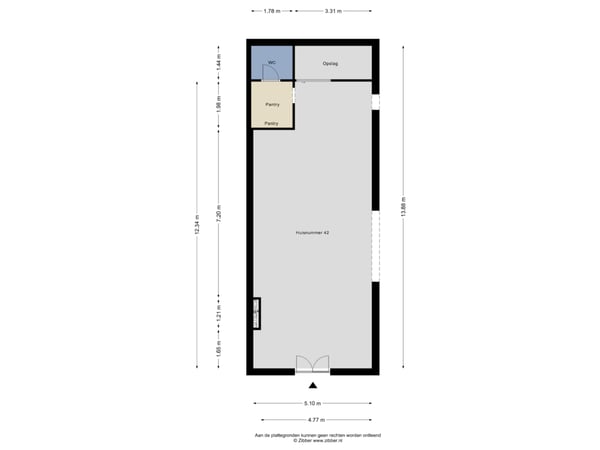 1 plattegrond Blokhuis 42