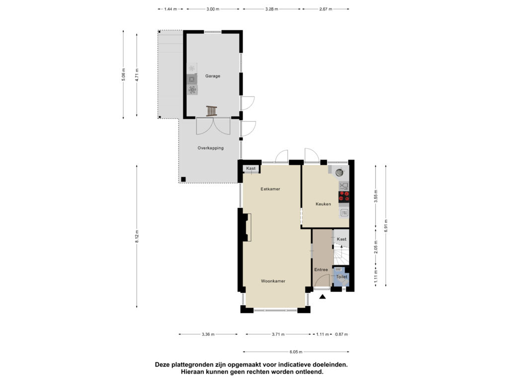 Bekijk plattegrond van Begane Grond van Brinklaan 3