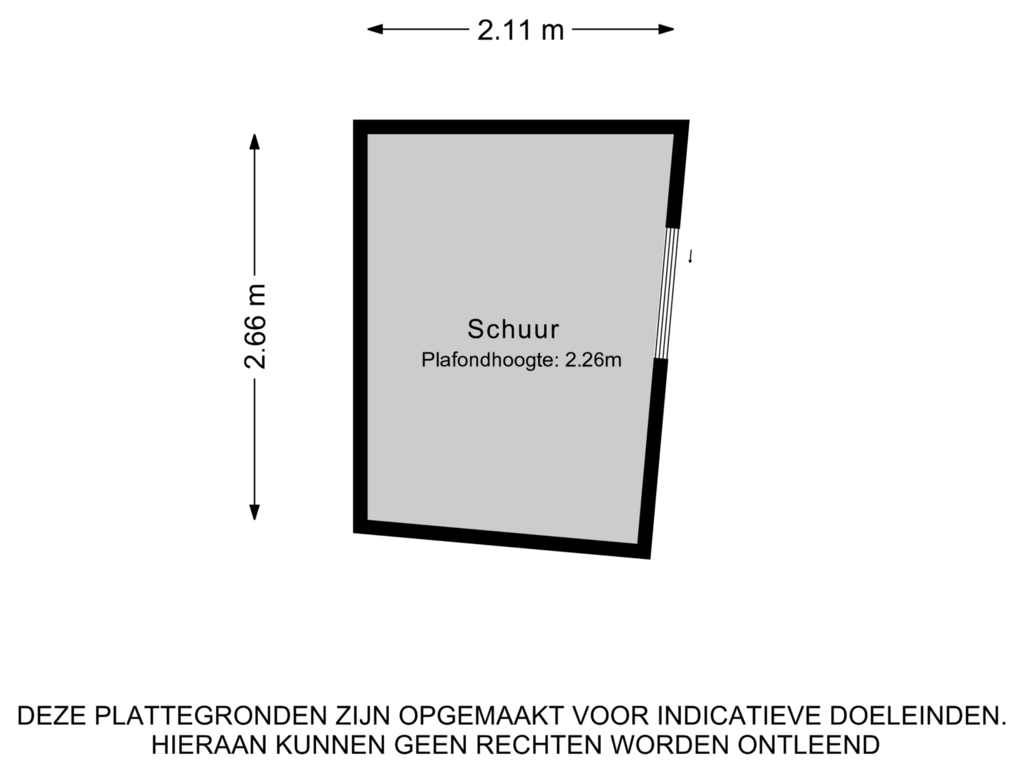 Bekijk plattegrond van Schuur van Westerveldstraat 20