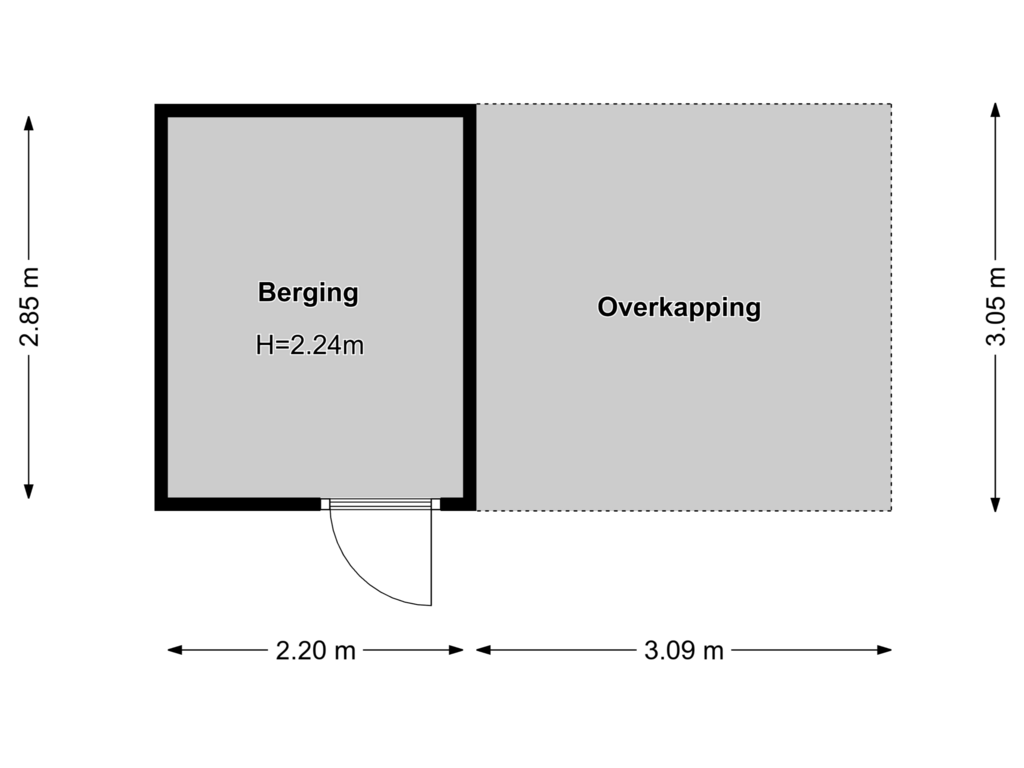 Bekijk plattegrond van Berging van Ketellapperpad 5