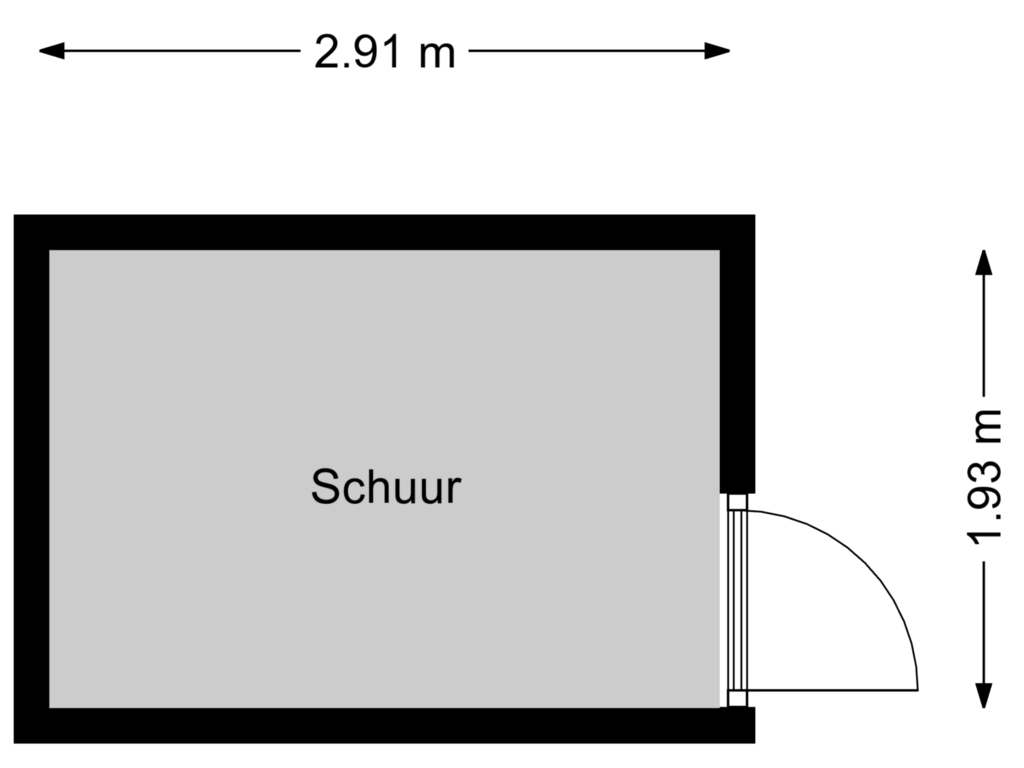 View floorplan of Schuur of Oostindië 25