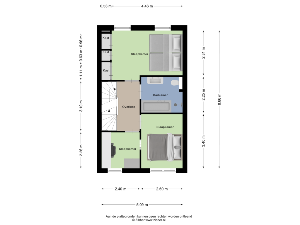 Bekijk plattegrond van Eerste Verdieping van Suurhoffstraat 38