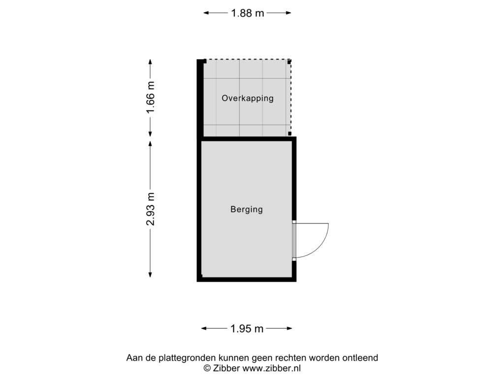 Bekijk plattegrond van Berging van Suurhoffstraat 38