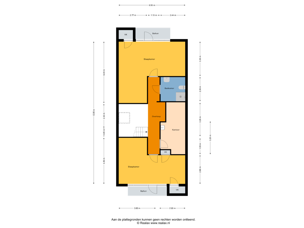 View floorplan of Verdieping of Achter de Brinken 51