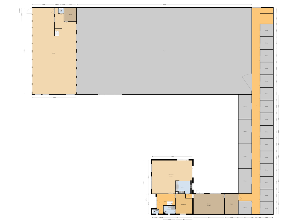 Bekijk plattegrond van Begane grond van Jagersweg 2-A