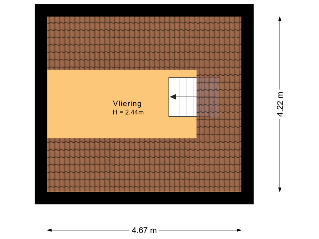 Bekijk plattegrond van Vliering van Jagersweg 2-A