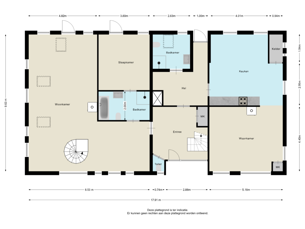 Bekijk plattegrond van Begane Grond van Schiphorsten 3