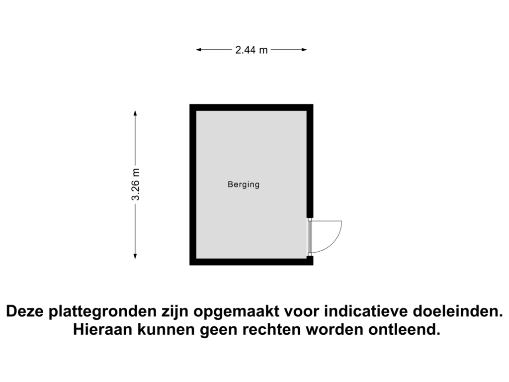 View floorplan of Berging of Machtildahof 15