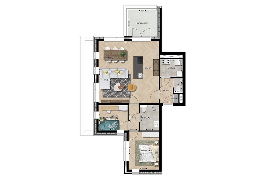 Foto 16 van Appartementen (Bouwnr. A7)