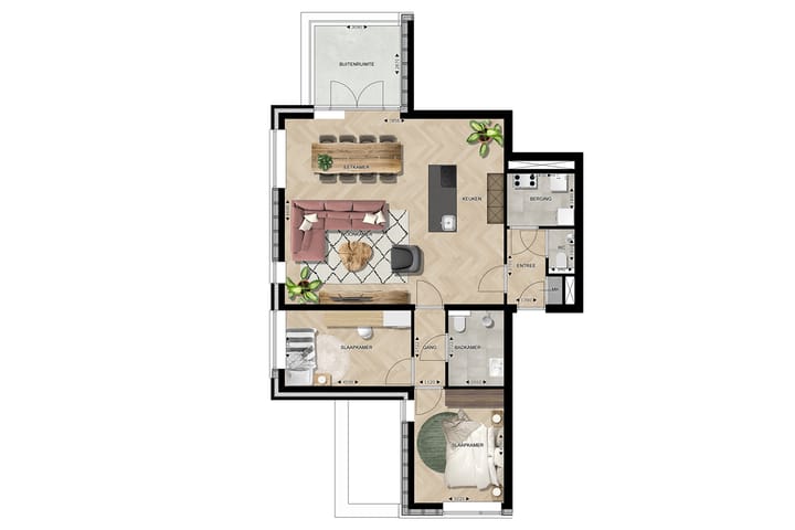 Foto 15 van Appartementen (Bouwnr. A4)