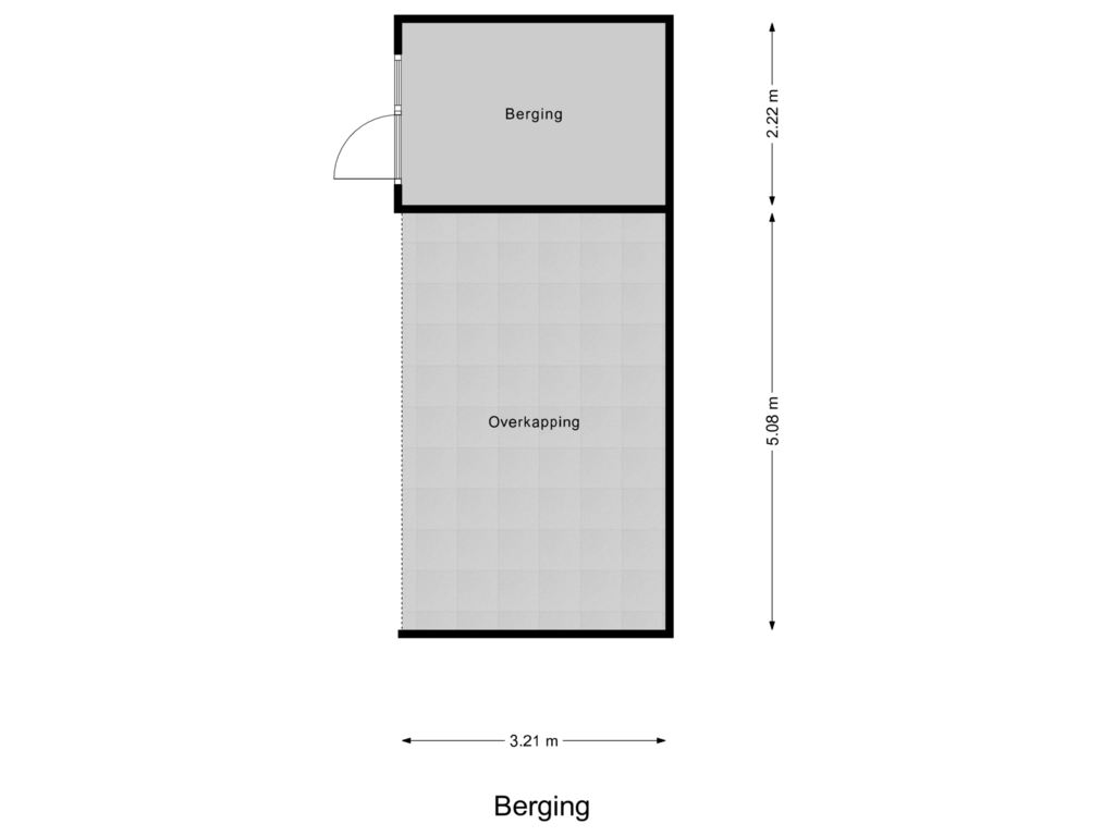 Bekijk plattegrond van Berging van Akkerwinde 1